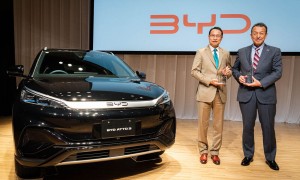 比亚迪两款电动车型荣膺“2023年日本EV年度奖”